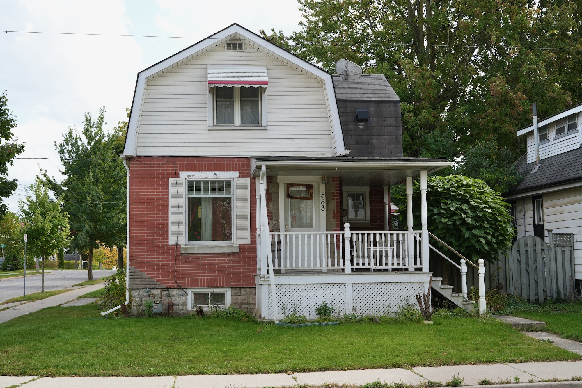 A suburban house